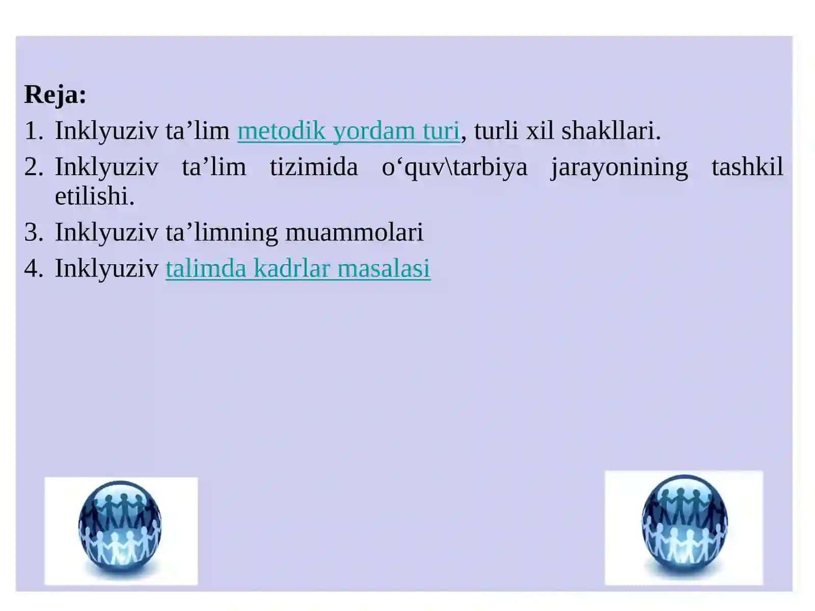 Inklyuziv ta’lim oldida turgan muammolar va ularning yechimlari 2