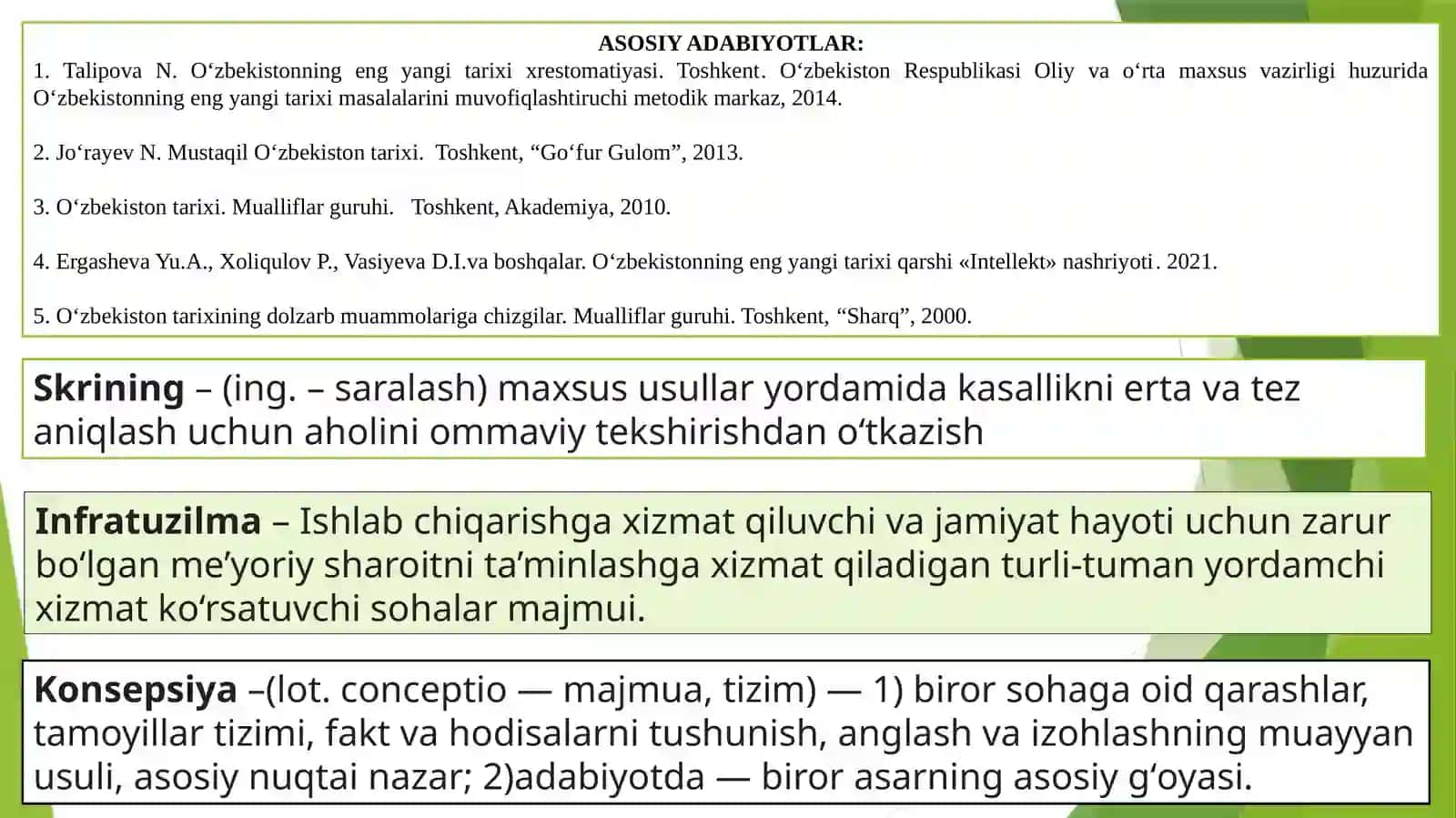 O‘zbekistonning eng yangi tarixi 2