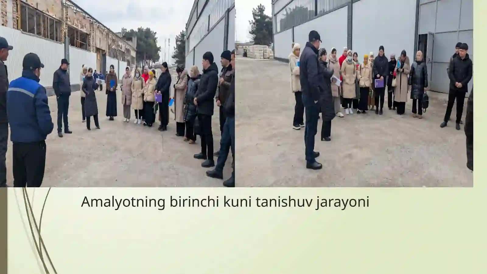 Abdurahimov Abrorbekning bitiruv oldi amalyoti hisoboti uchun prizintatsiyasi 2