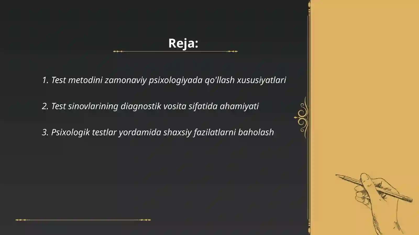 Test Metodlari 2