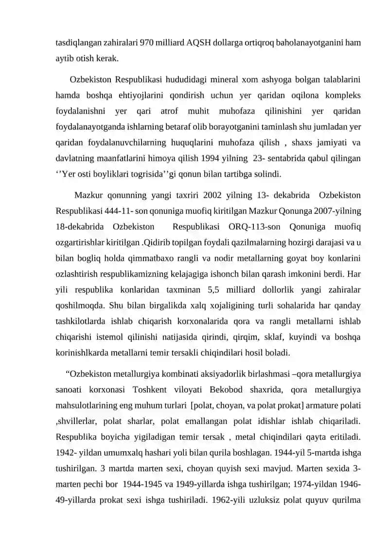Materialshunoslik fanidan puxta bilim 2