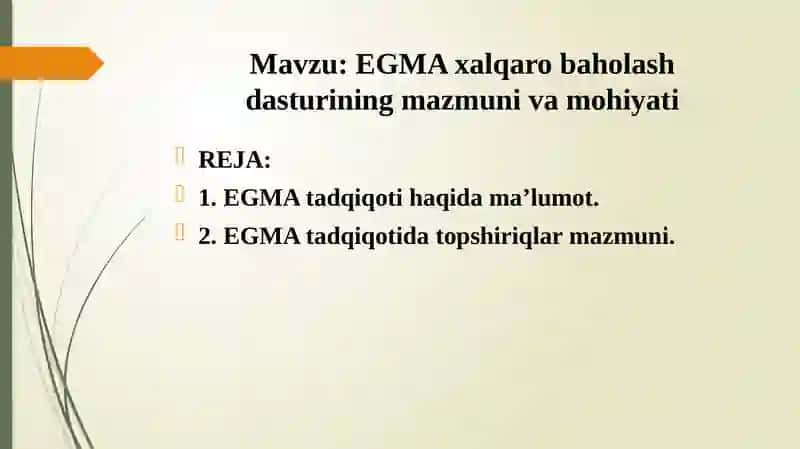 MATEMATIKADAN XALQARO BAHOLASH DASTURLARI 2