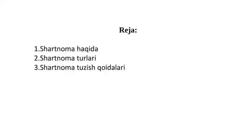 MAHSULOTLAR BO‘YICHA SHARTNOMA TUZISH 2