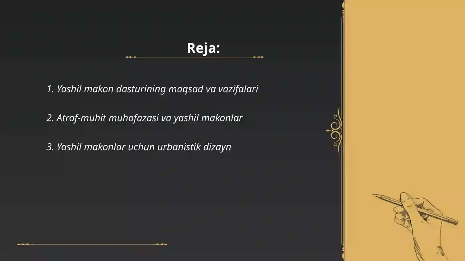 Yashil makon dasturi 2