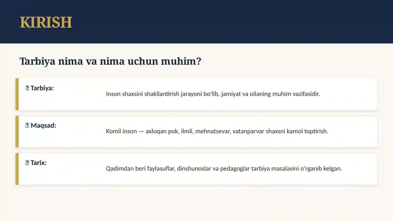 SHAXS TARBIYASIDA MUTAFAKKIRLARNING FIKRI 2