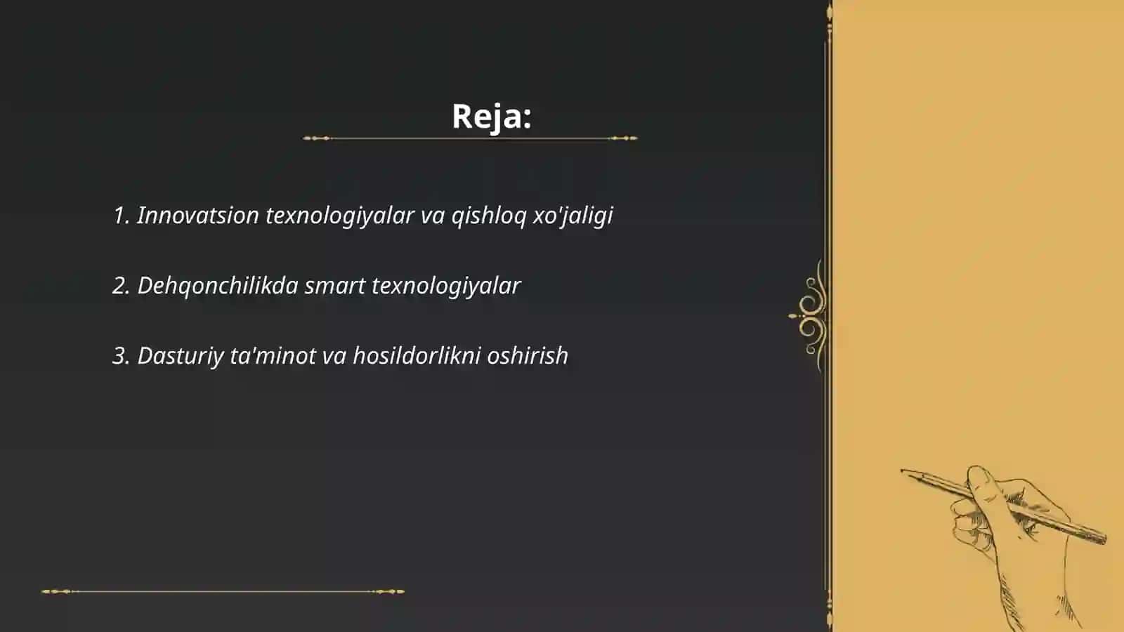 Innovatsion texnologiyalar va qishloq xo'jaligi 2