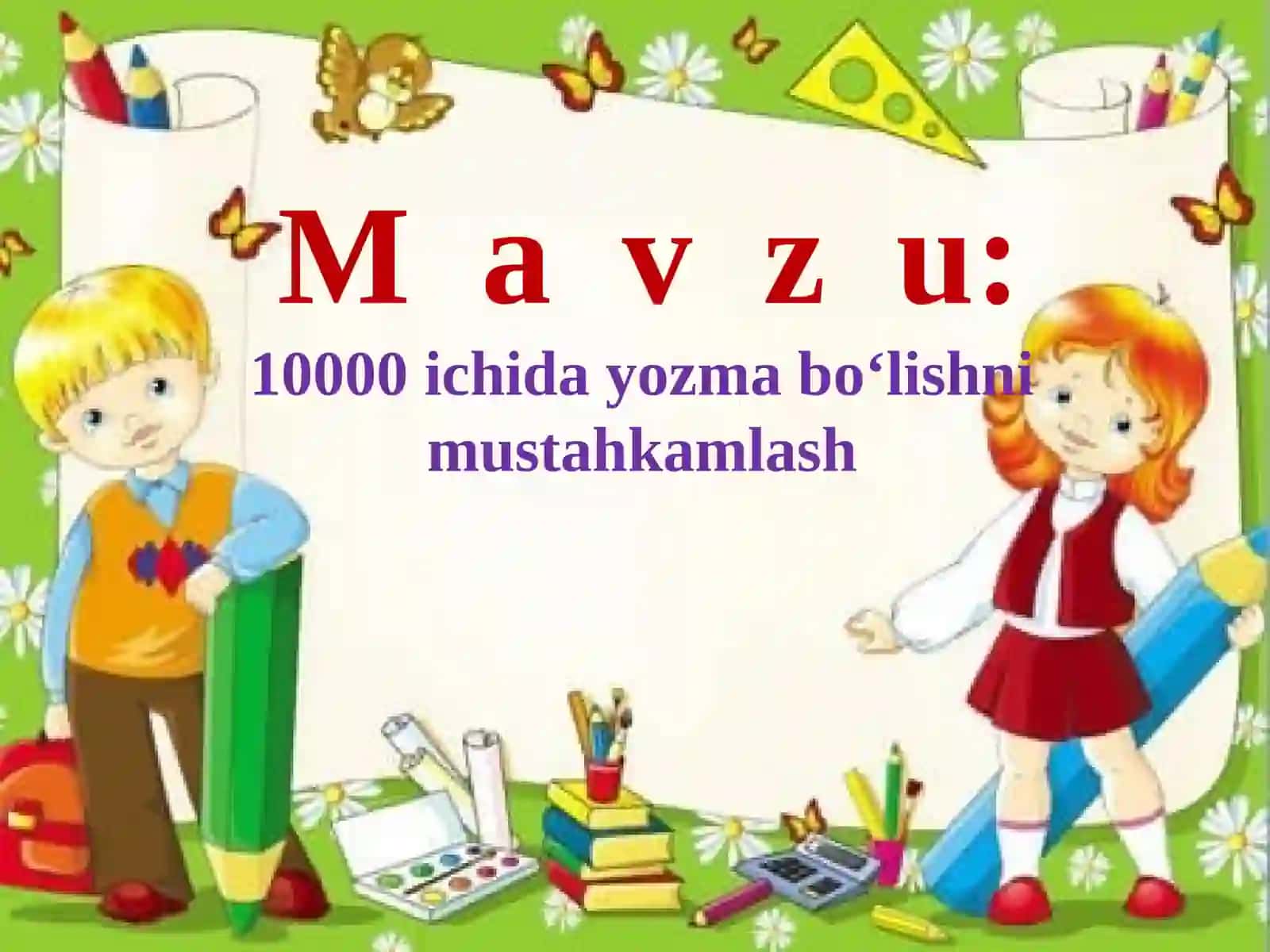 3-sinf matematika fanidan t a q d i m o t i 2