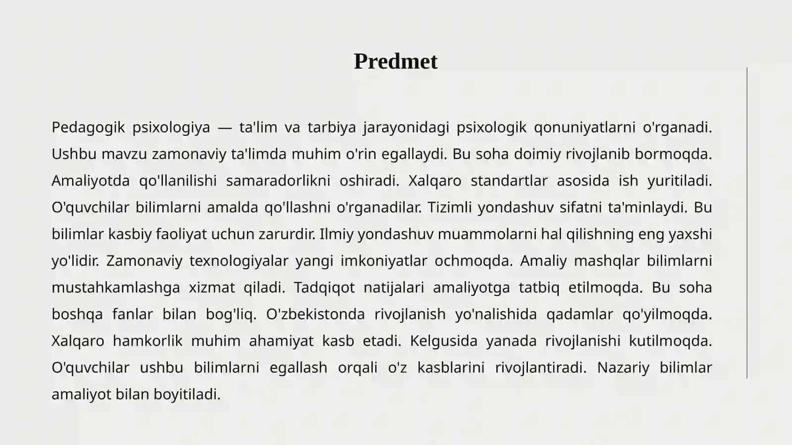 PEDAGOGIK PSIXOLOGIYA 2