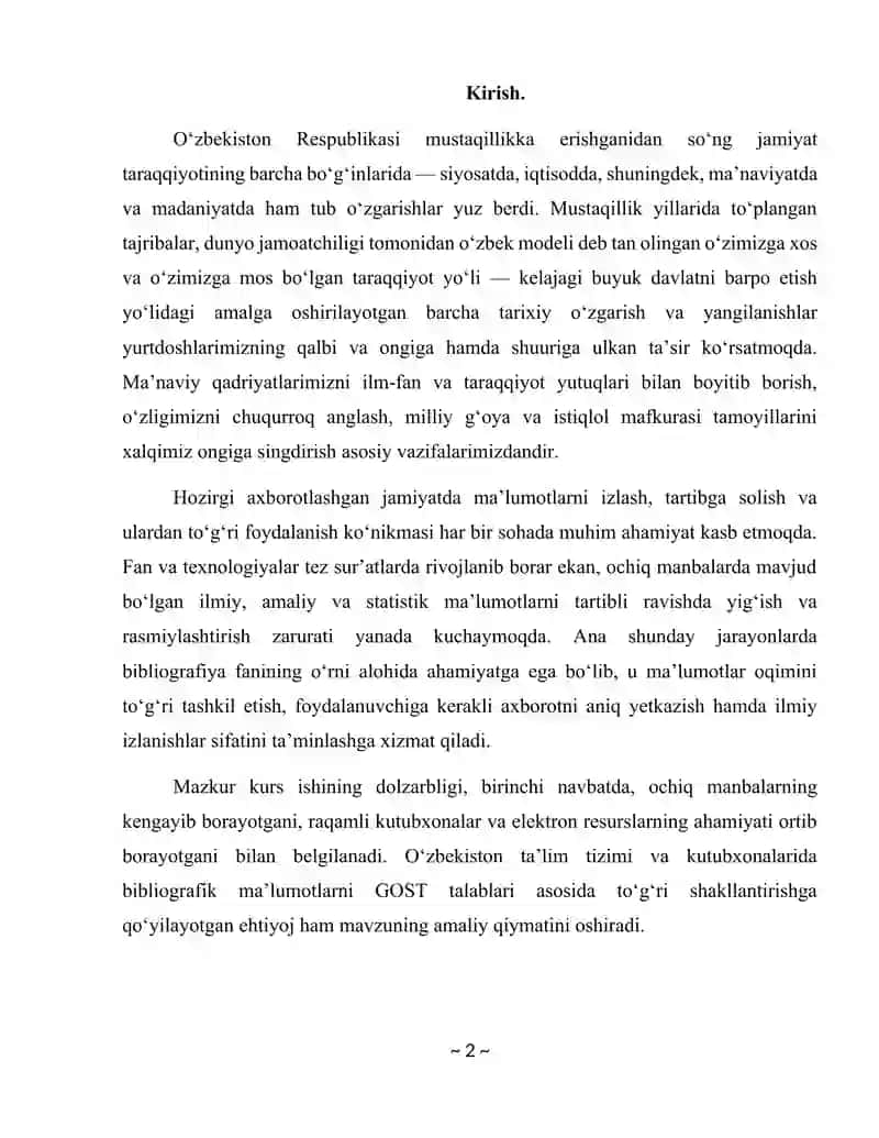 Bibliografiyaning jamiyat hayotidagi ahamiyati 2