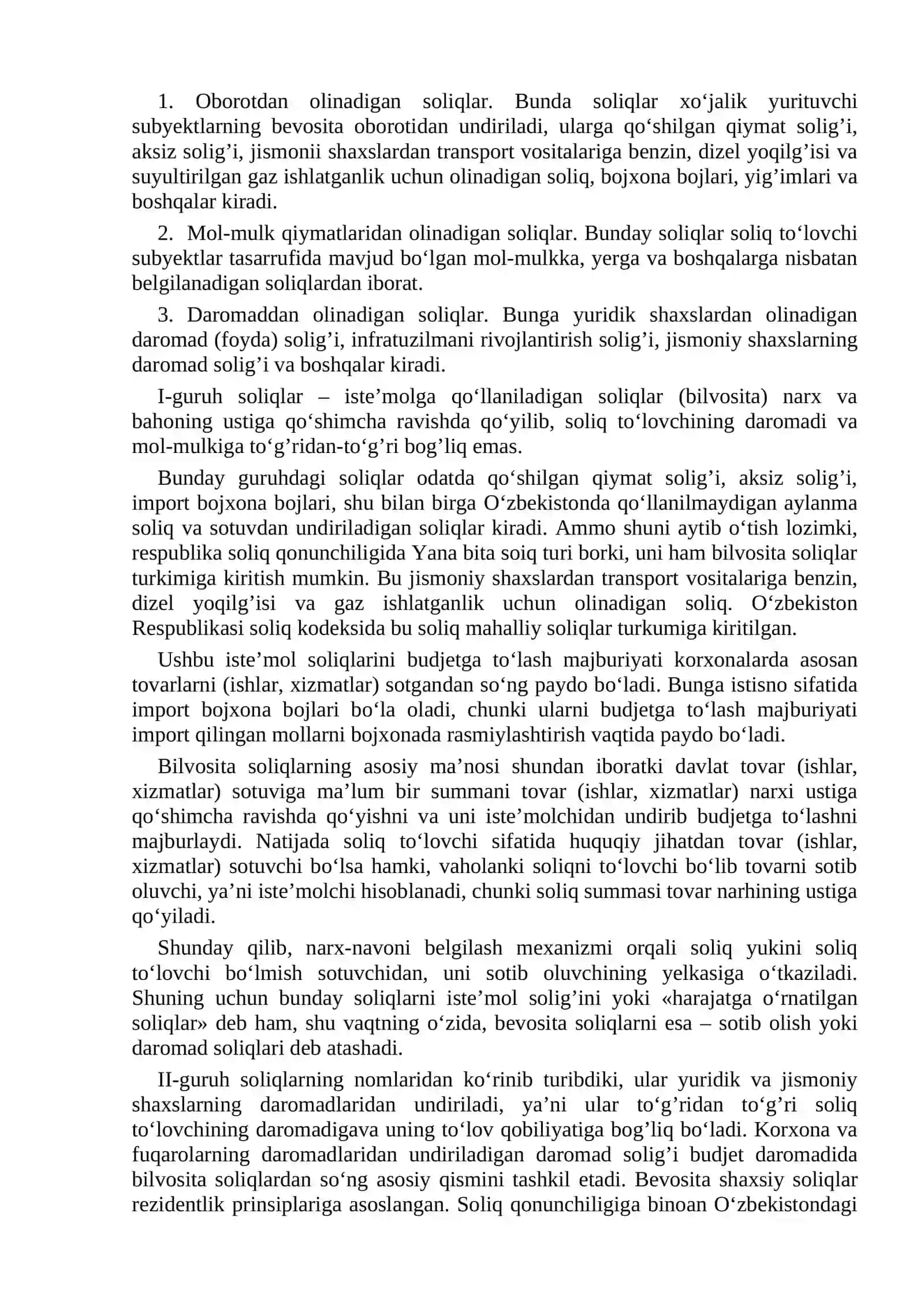 SOLIQLARNING GURUHLANISHI 2