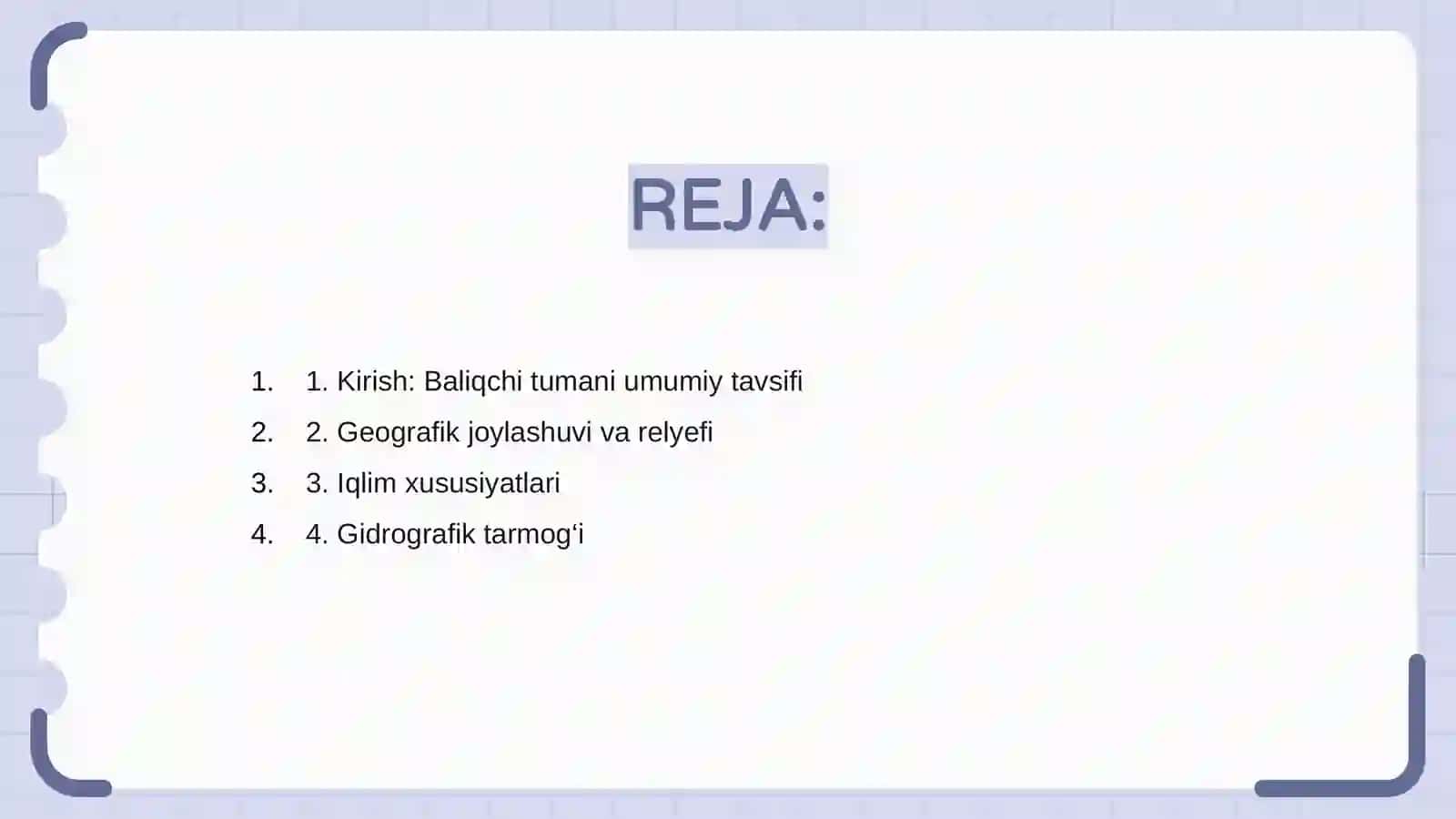 Baliqchi tumanining morfologik jihatlari 2