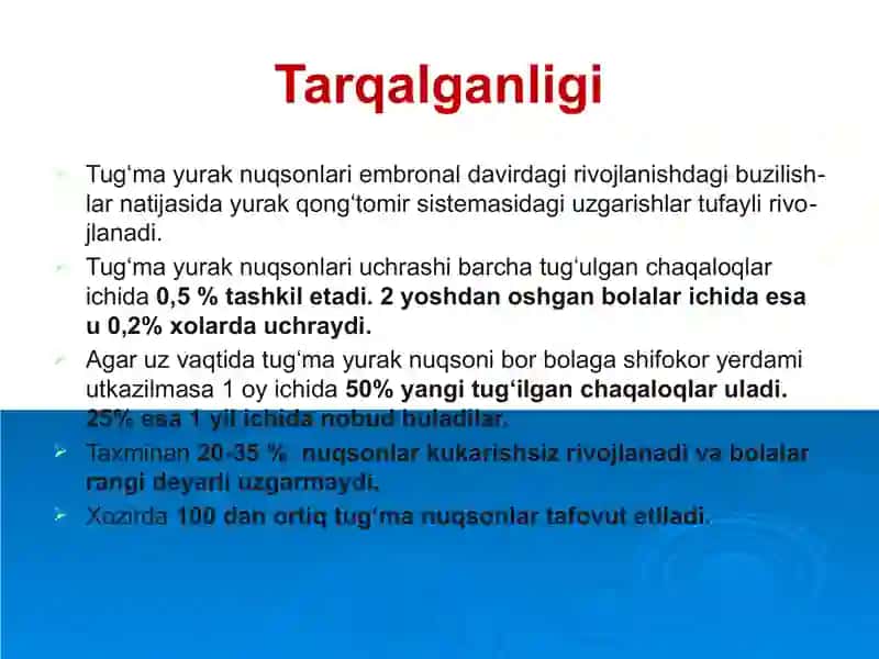 Tug‘ma yurak nuqsonlari 2