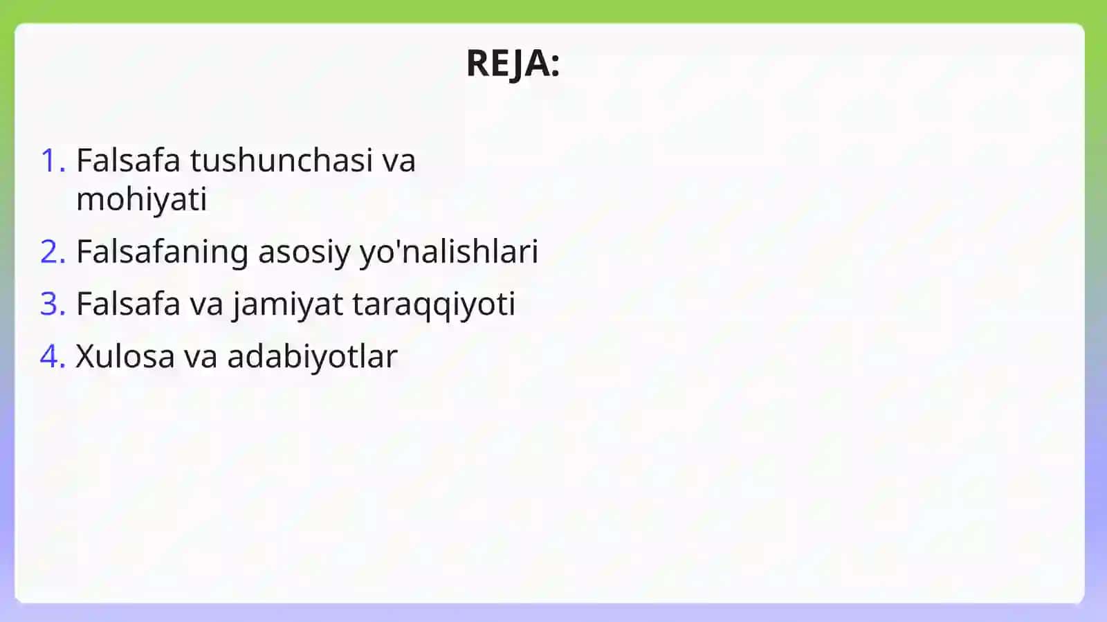 Falsafaning Mohiyati va Jamiyat Taraqqiyotidagi Ro'li 2