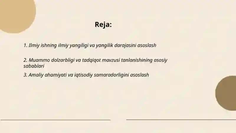 Ilmiy ish dolzarbligini asoslash 2