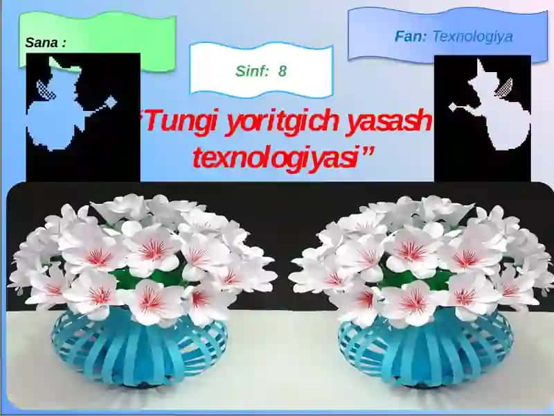 Polimer materiallardan  tungi yoritgich yasash 2