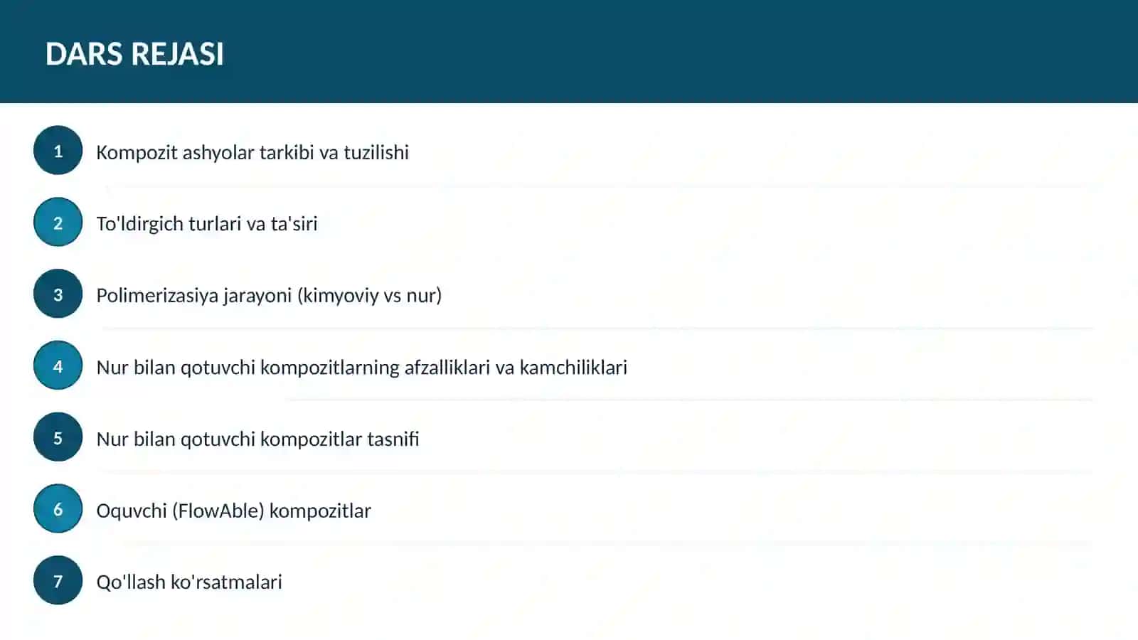 KOMPOZIT PLOMBA ASHYOLARI 2