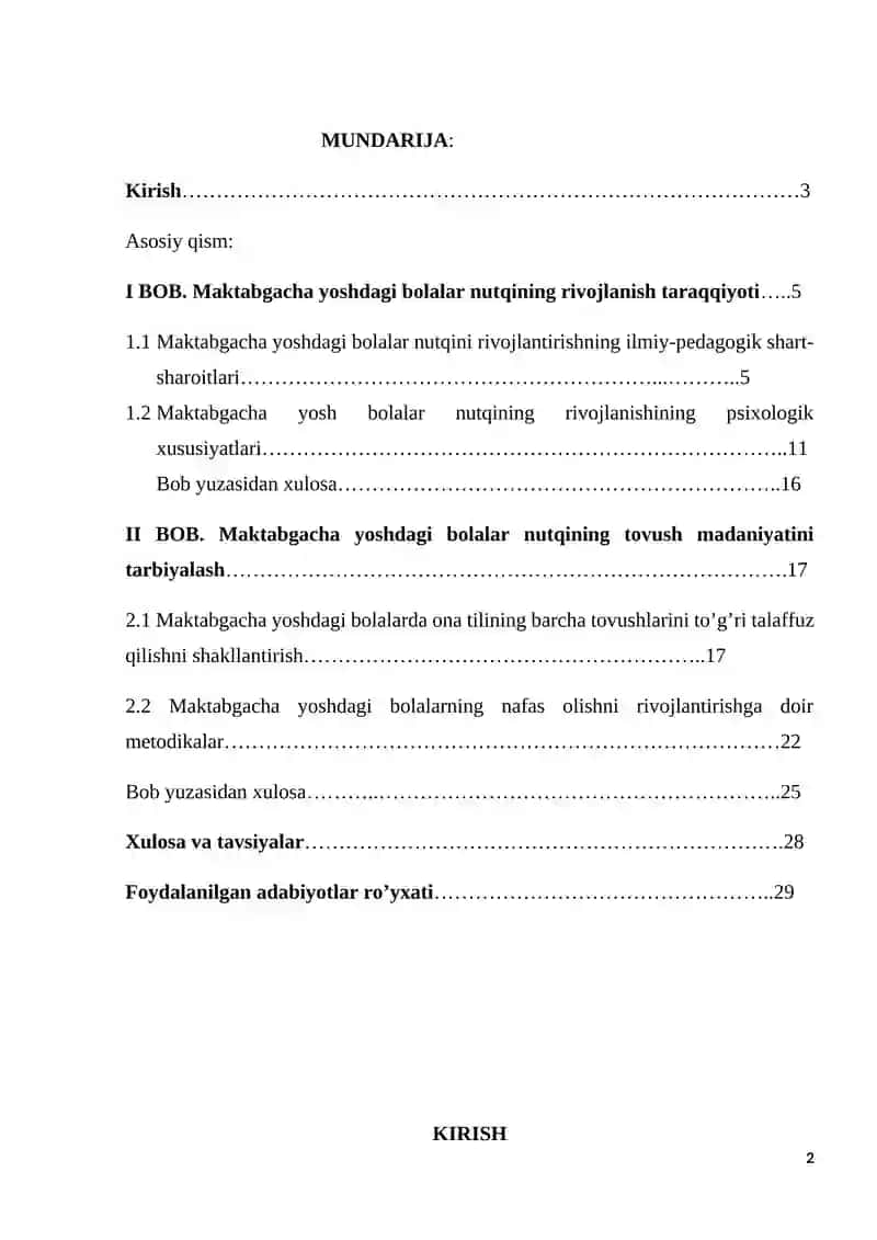 Maktabgacha yoshda nutq rivojlanishining bola psixik taraqqiyotidagi ahamiyati 2