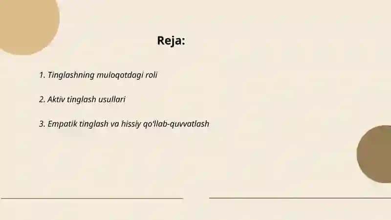 Muloqotda tinglash va sukut madaniyati 2