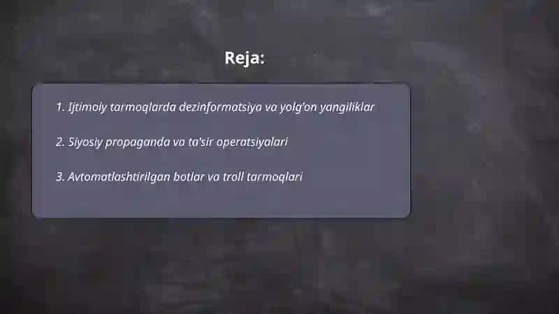Ijtimoiy tarmoqlarda axborot xurujlari va tahdidlar 2