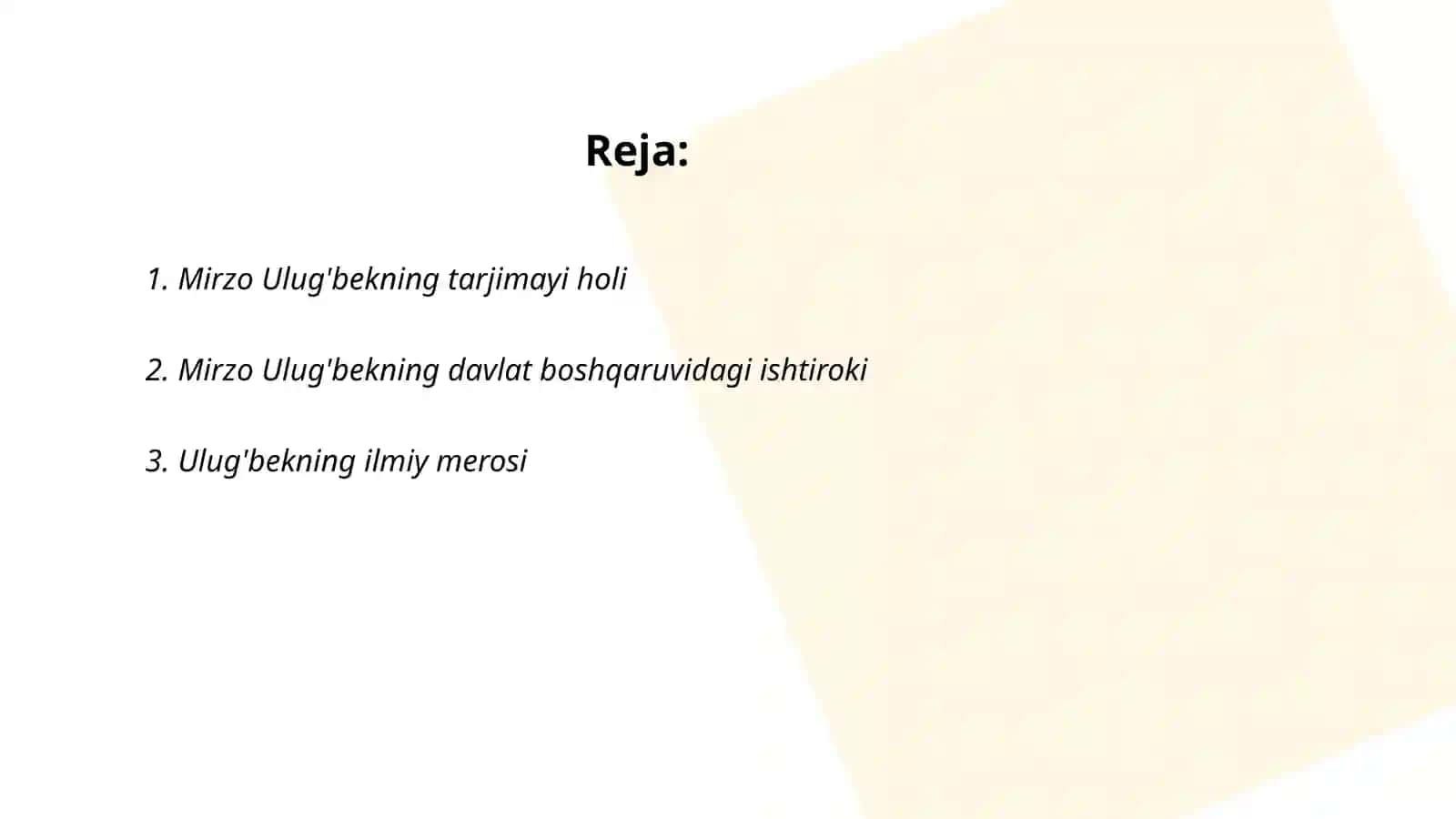 Mirzo Ulug'bekning tarjimayi holi 2