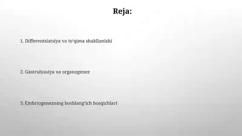 Rivojlanish biologiyasi progeniz embrogeniz 2