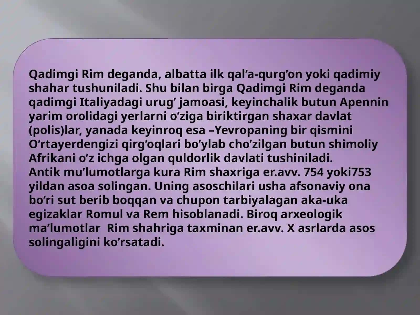 QADIMGI RIMDA FAN 2