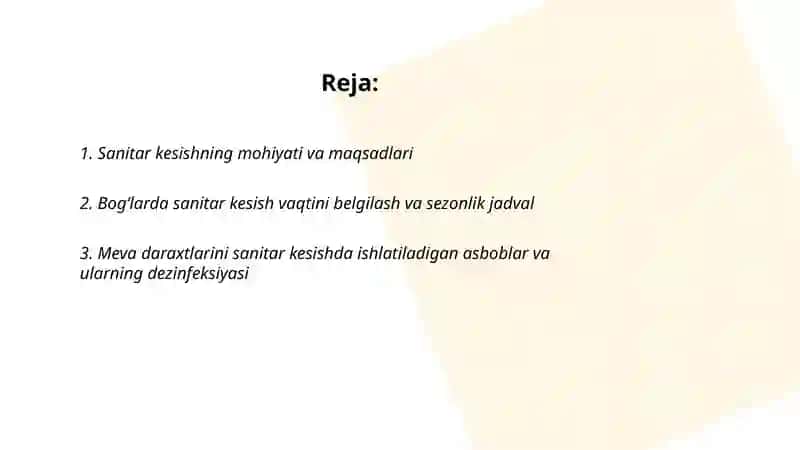 Bogʻlarda sanitar kesish usullari va uni oʻtkazish texnologiyasi 2