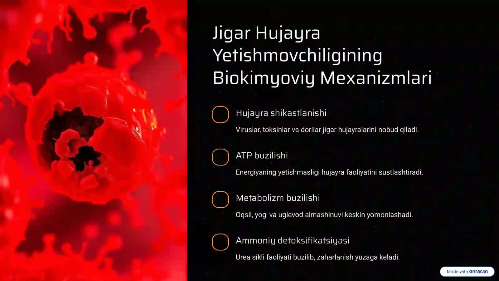 Jigar yetishmovchiligi va jigar komasi: Kirish 2