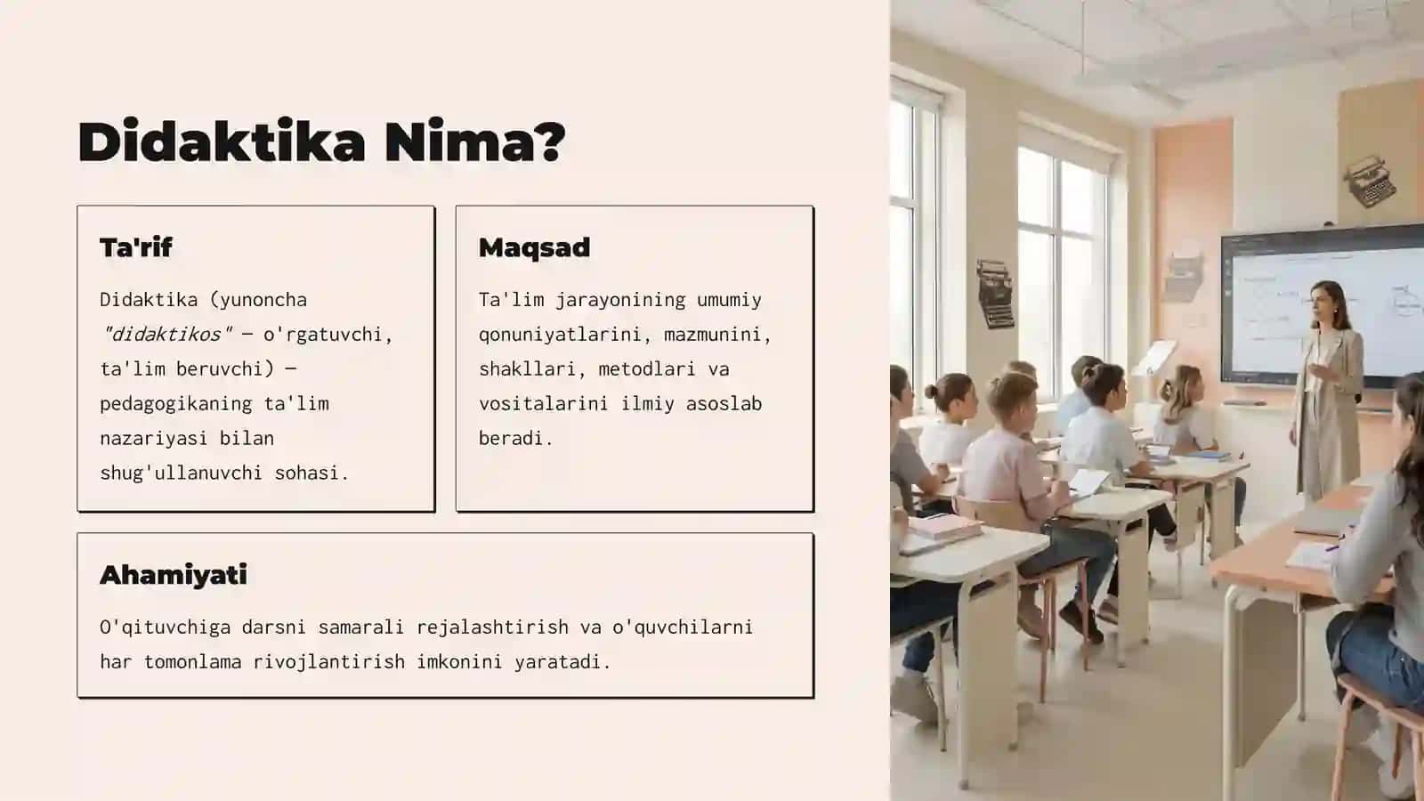Didaktika: Ta'lim Nazariyasining Asoslari 2