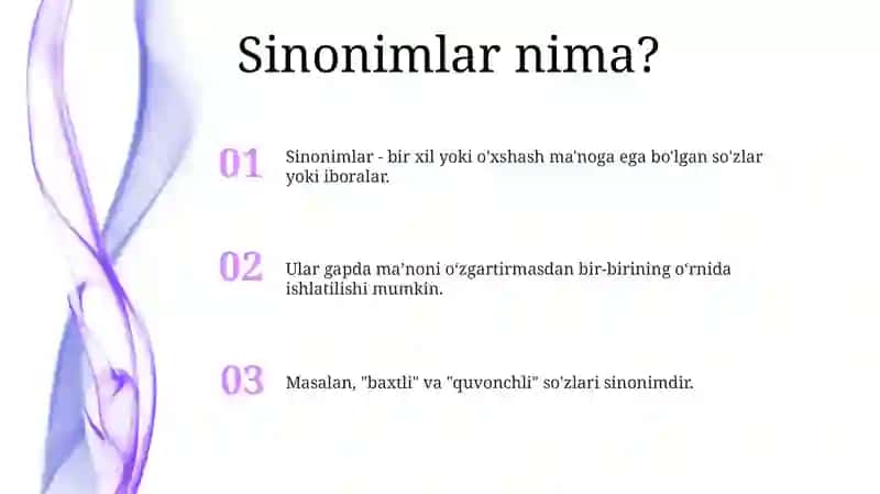 Sinonimlar 2