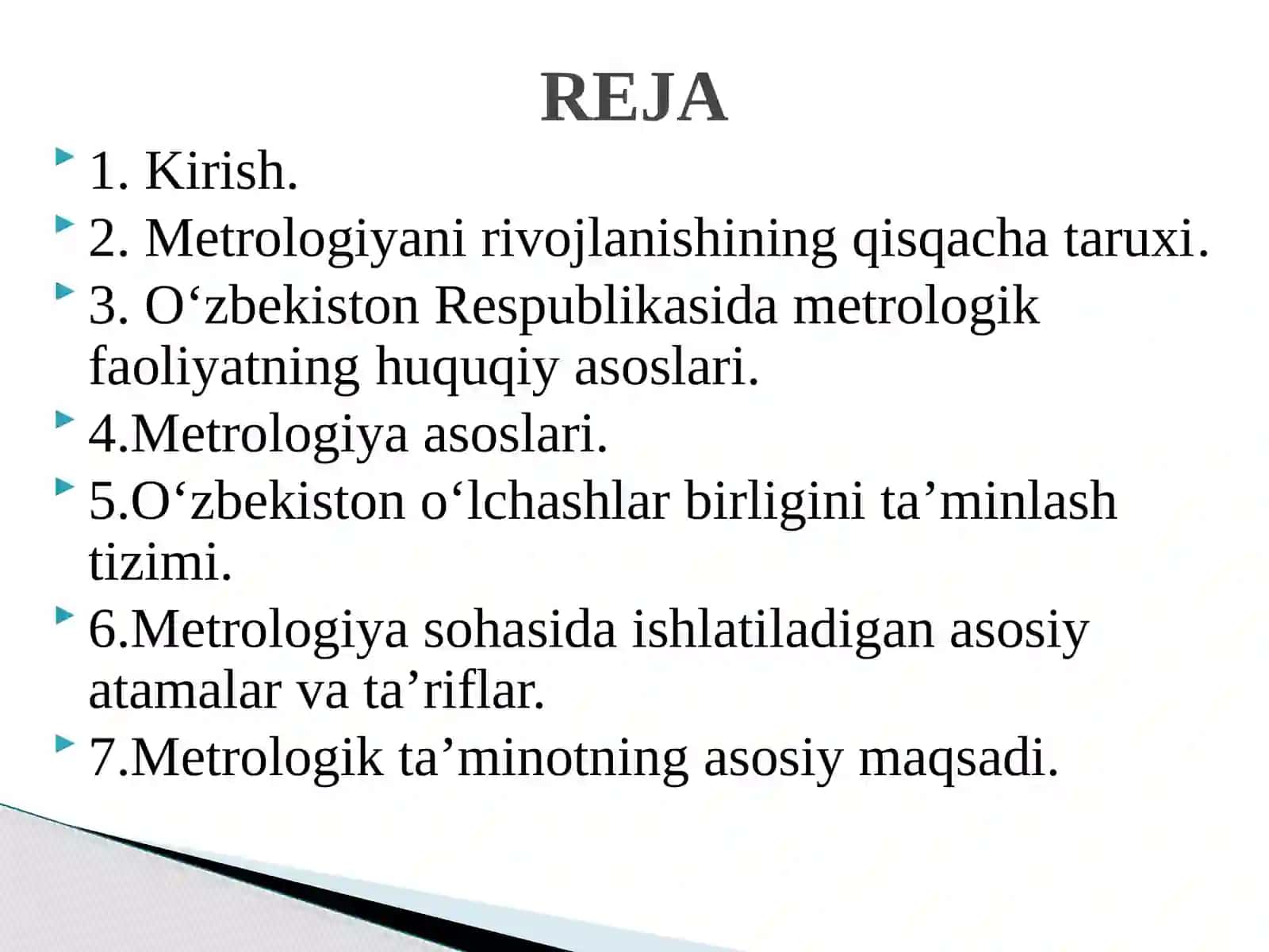 Standartlashtirish asoslari 2