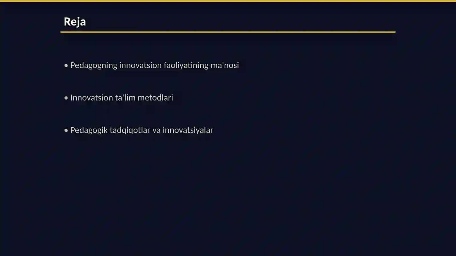 Pedagogning innovatsionfaoliyati 2