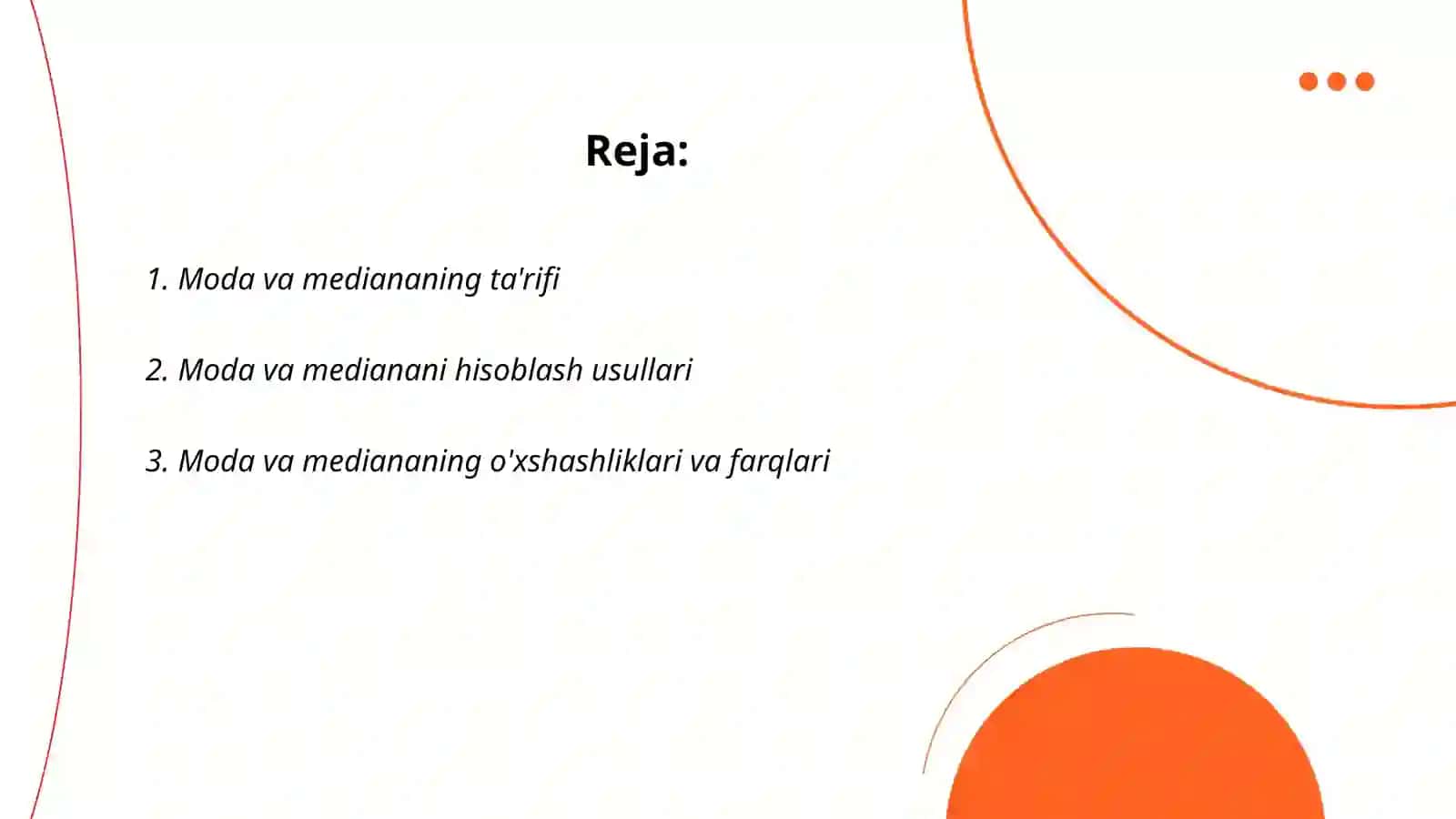 Moda va mediana 2