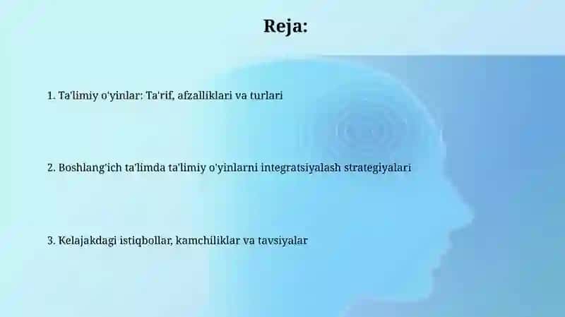 Ta'limiy o'yinlar: Ta'rif, turlari va boshlang'ich ta'lim bilan integratsiya 2