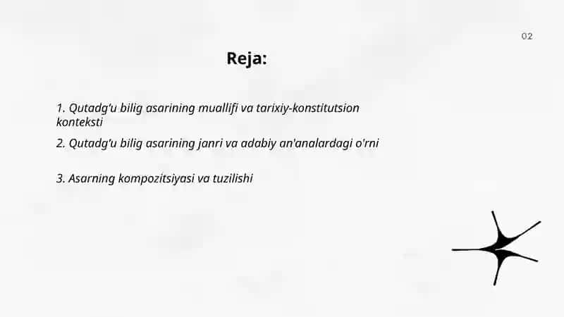 "Qutadgʻu bilig" asari tahlili 2