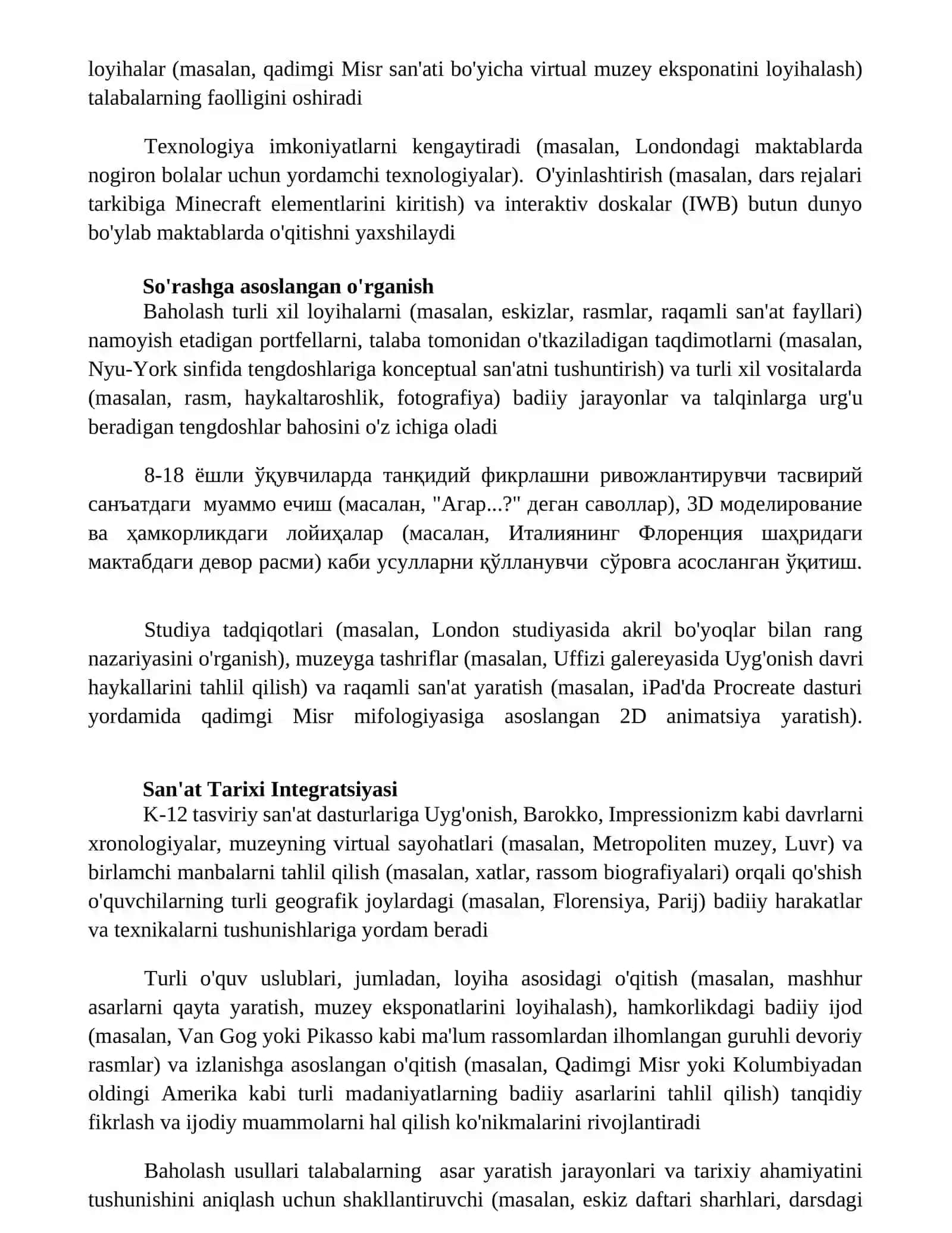 Tasviriy faoliyatga òrgatishning metod va usullari 2
