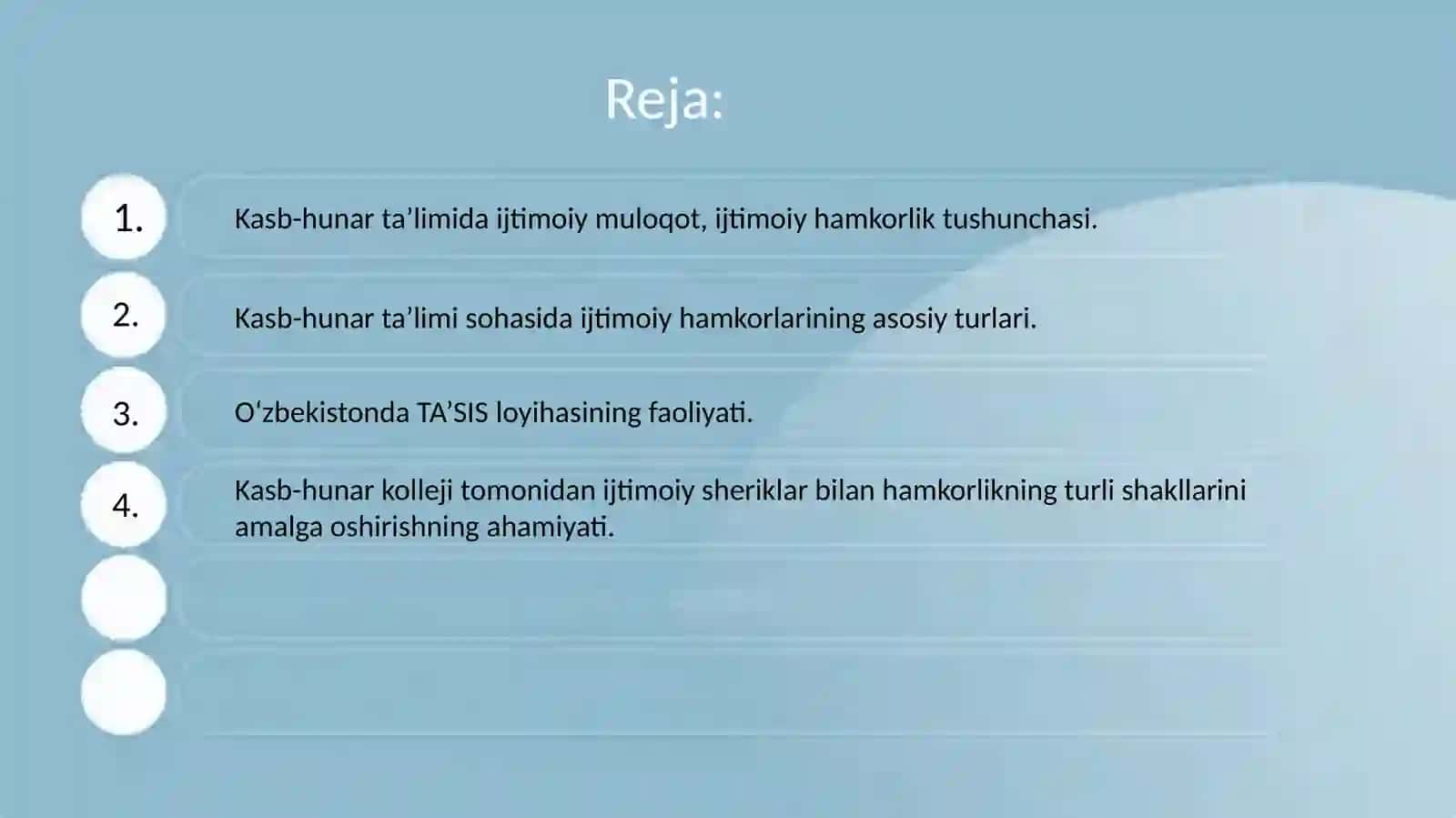 KASB - HUNAR TA’LIMI  JARAYONIDA IJTIMOIY  HAMKORLIK 2