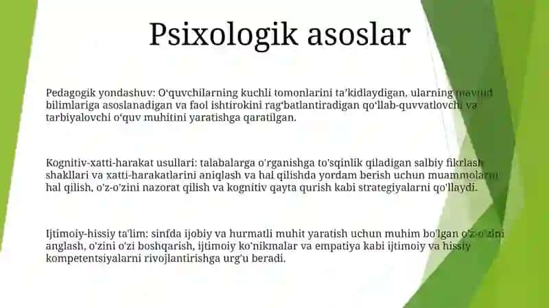 Tarbiyasi Qiyin O'Quvchilar Bilan Ishlashning Psixologik Asoslari 2