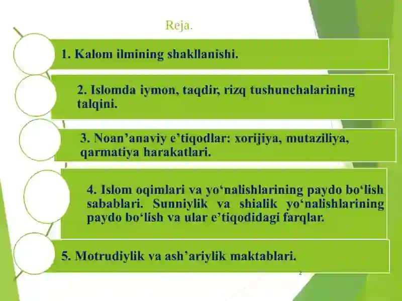 Islamic Educational Institutions and Directions 2