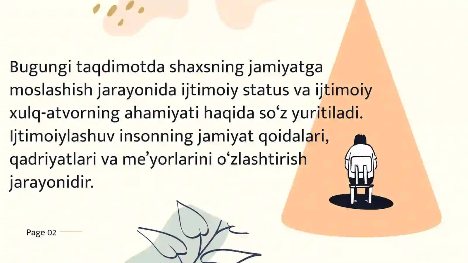 IJTIMOIY XULQ-ATVORNING O‘RNI 2