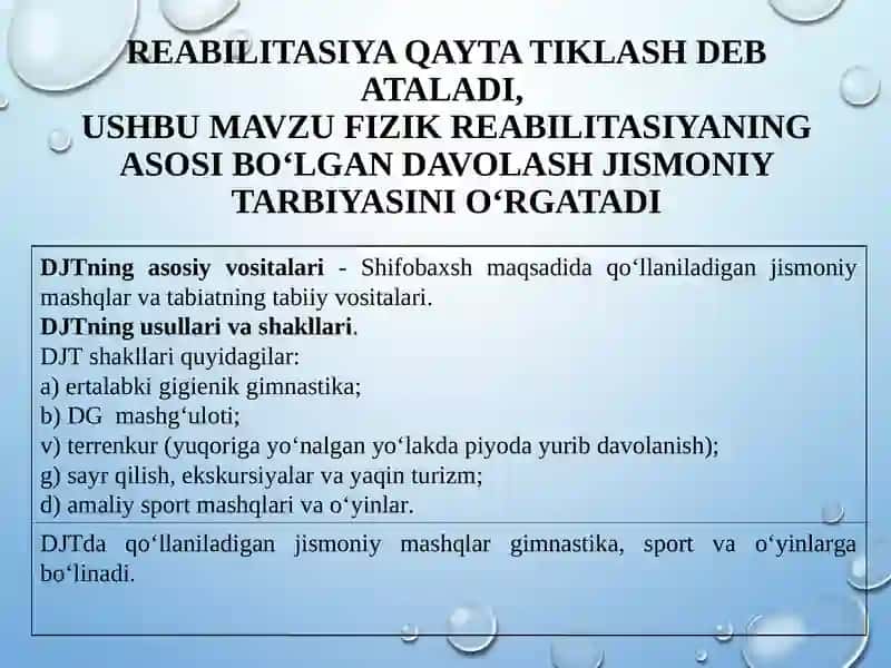 DJTDA JISMONIY YUKLAMALARNI MIQDORLASH 2