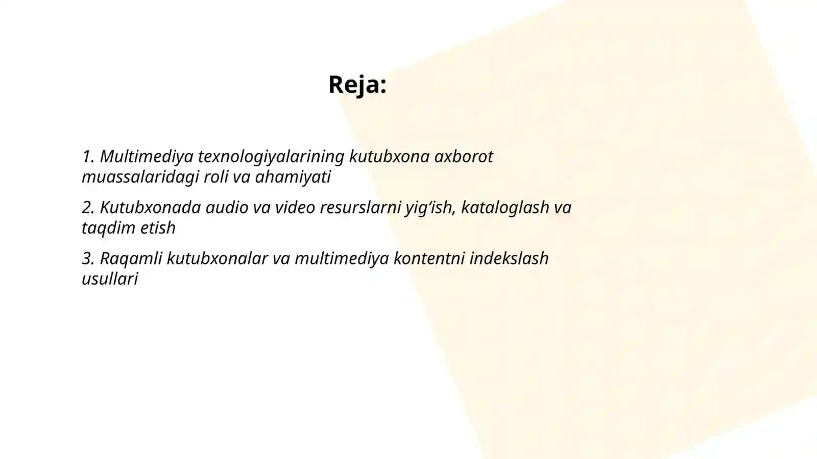 Kutubxona axborot muassalarida multimediya tizimlaridan foydalanish 2