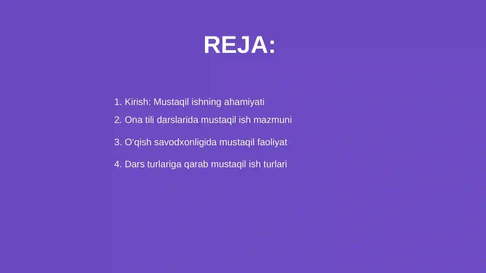 Ona tili va oʻqish savodxonligi darslarida mustaqil ishlarni tashkil etish 2