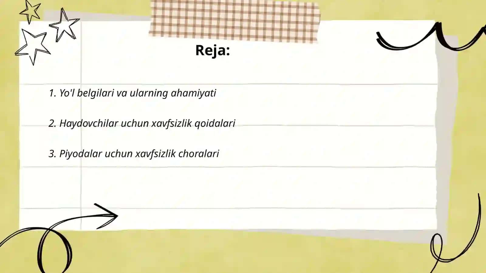 Yòl harakati xavfsizligi 2
