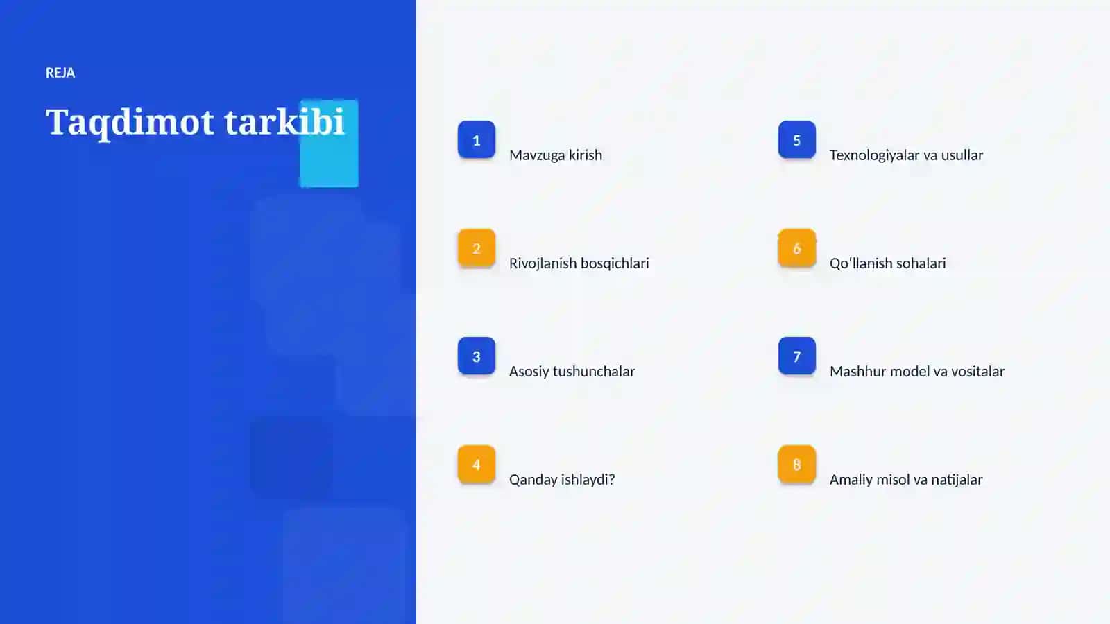 SUNʼIY INTELLEKT • PROFESSIONAL TAQDIMOT 2