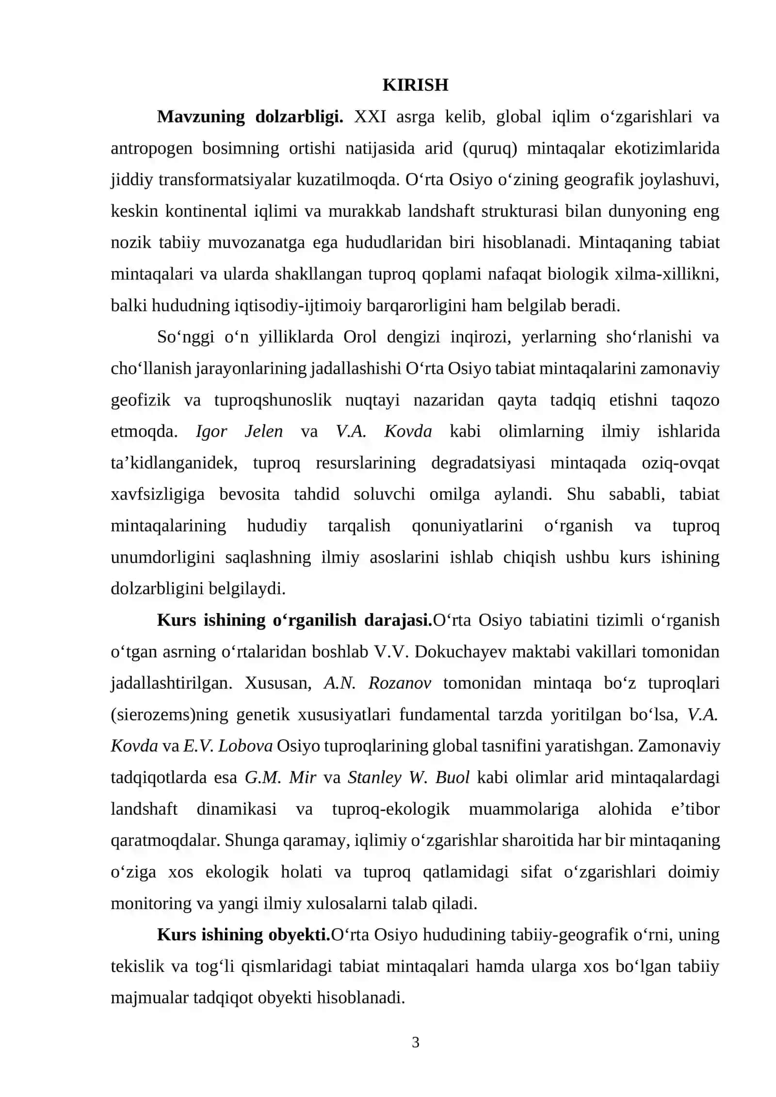 Oʻrta osiyoning tabiat mintaqalari va ularda tarqalgan tuproqlar tavsifi 2