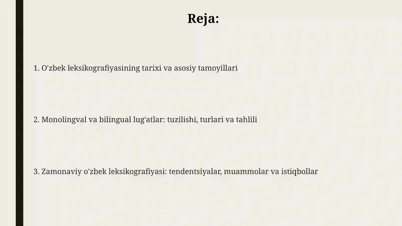 O‘zbekleksikografiyasi. Birtillivaikkitillilug‘atlarbilantanishish 2