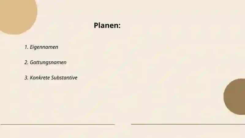 Arten der Substantive. Dinge benennen 2