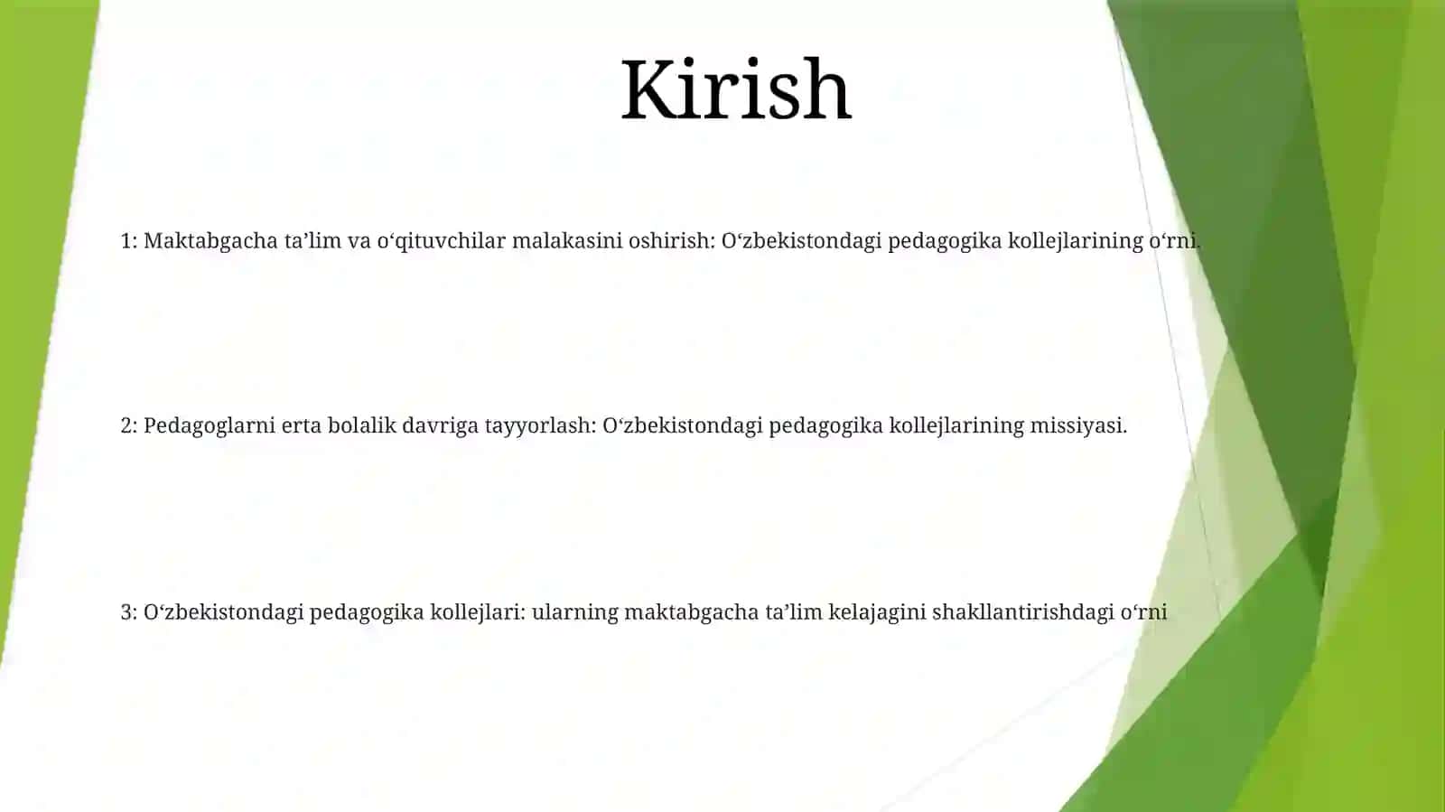 O'Zbekiston Respublikasida Maktabgacha Ta'Lim Muassasalari Uchun Tarbiyachilarni Tayyorlashda Pedagogik Kollejlarning Vazifalari 2