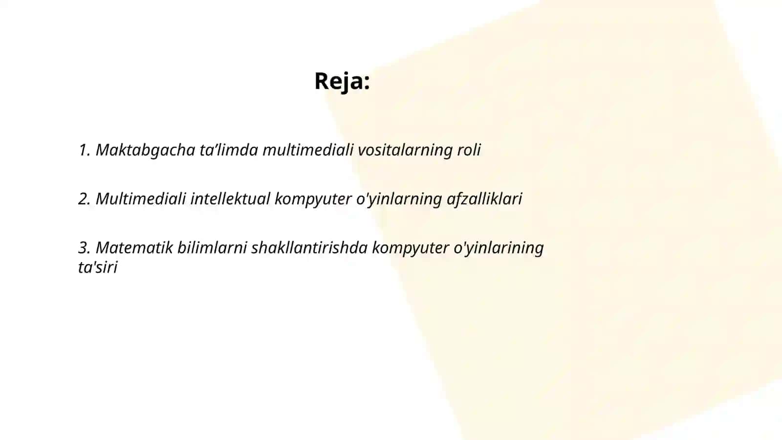 Maktabgacha ta’lim yoshdagi bolalarda dastlabki matematik bilim 2